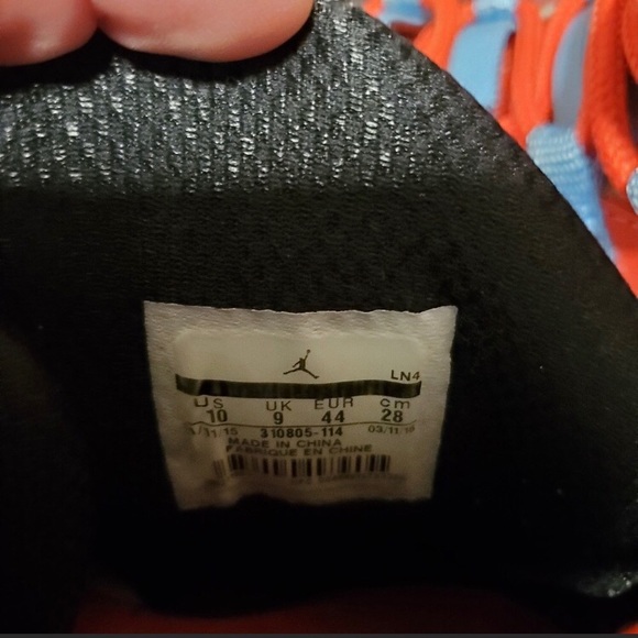 Jordan retro 10 chicago flag size 10 - Picture 2 of 8